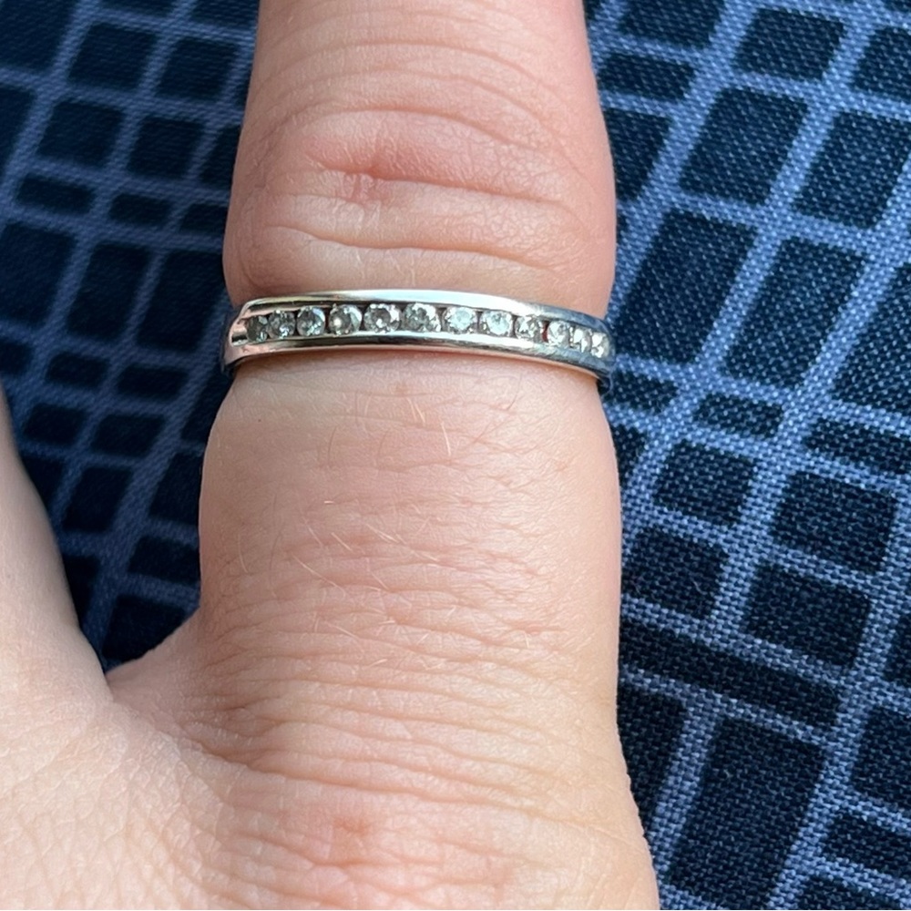 14K gold Diamond wedding band